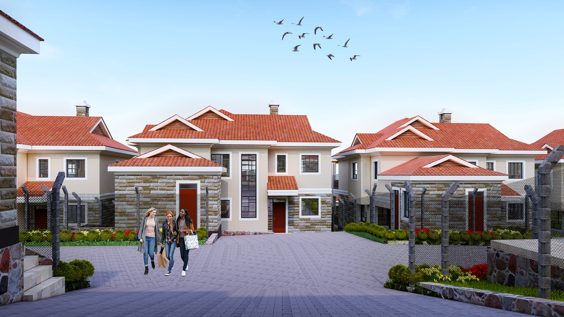 5 Villas middle row v2