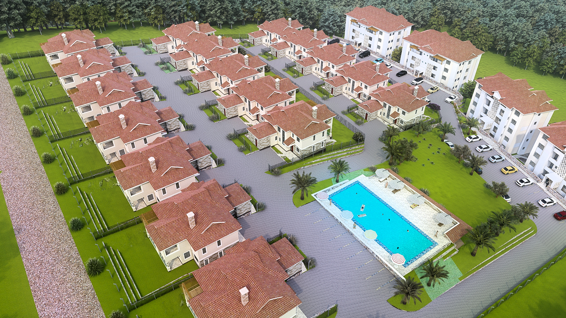 1 Aerial view from entrance