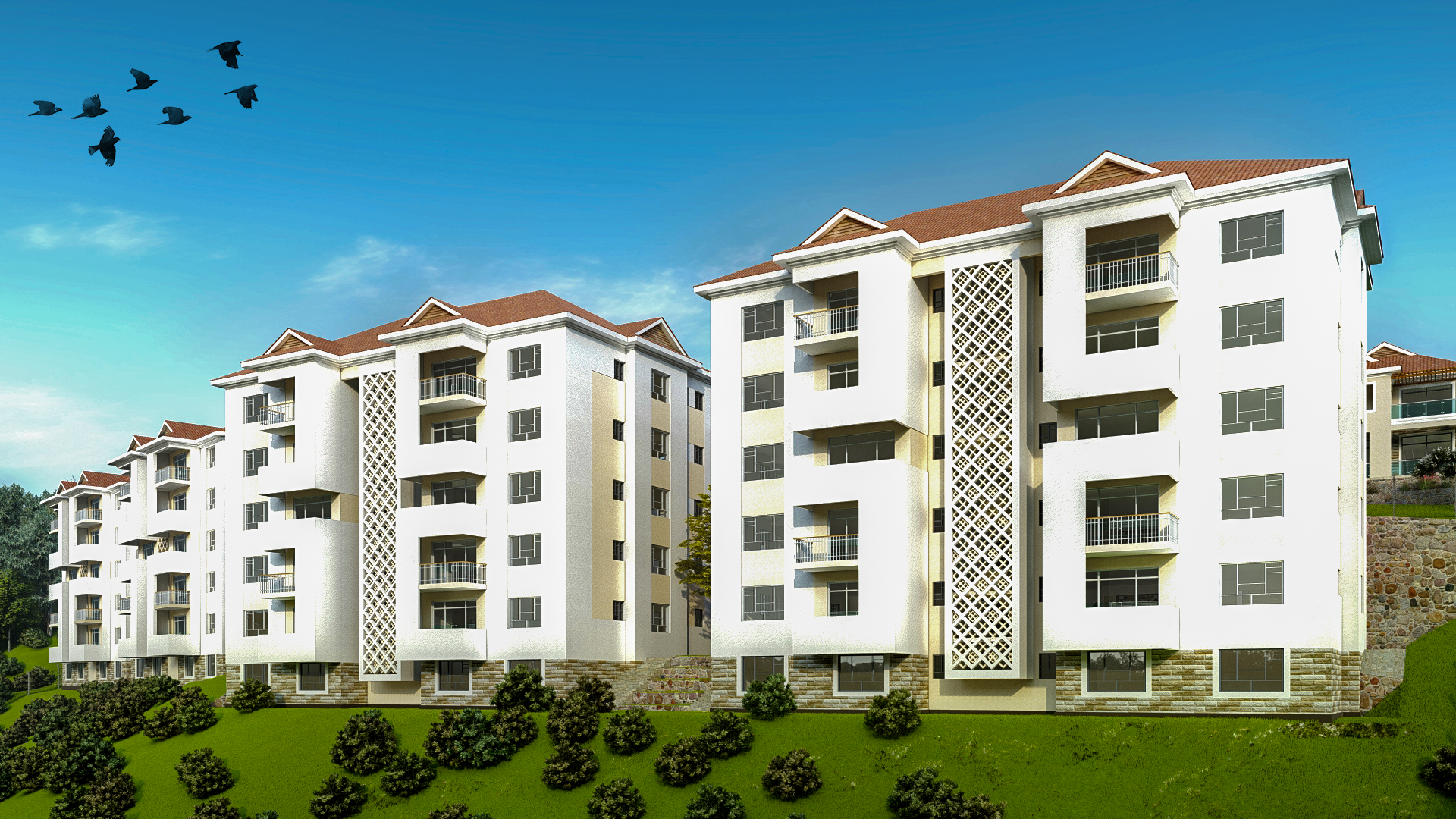 10 Apartments from valley